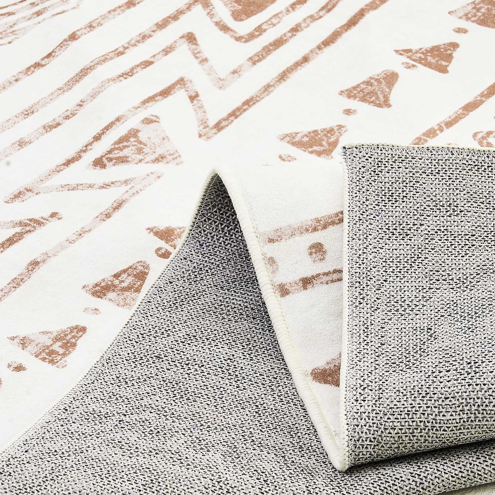 Large Area Rug 6 X 9 Ft Anti-Skid And Tear-Resistant Floor Mat Modern Beige_maomaolike.com
